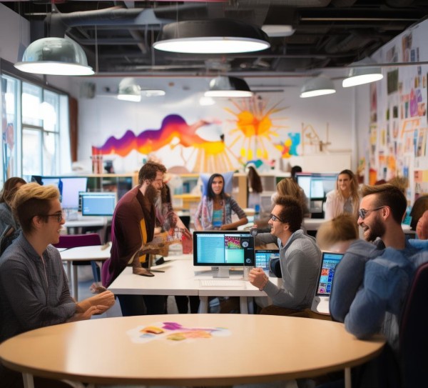 四射的公司氛围，携手共创辉煌！